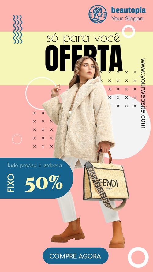 Modelo de story do Instagram Sorteio
