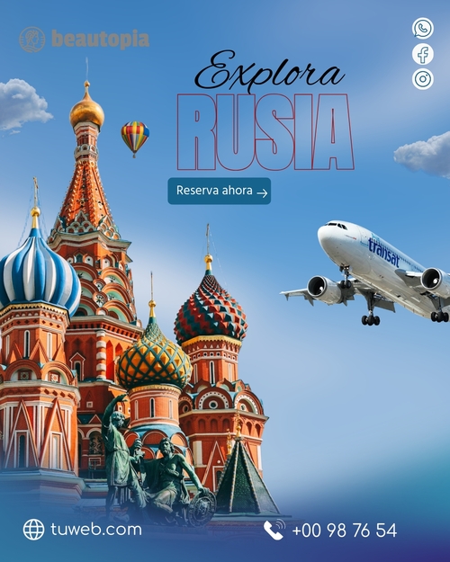 Plantilla de publicación de Instagram Viajar