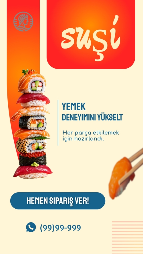 Kafe Instagram hikaye şablonu