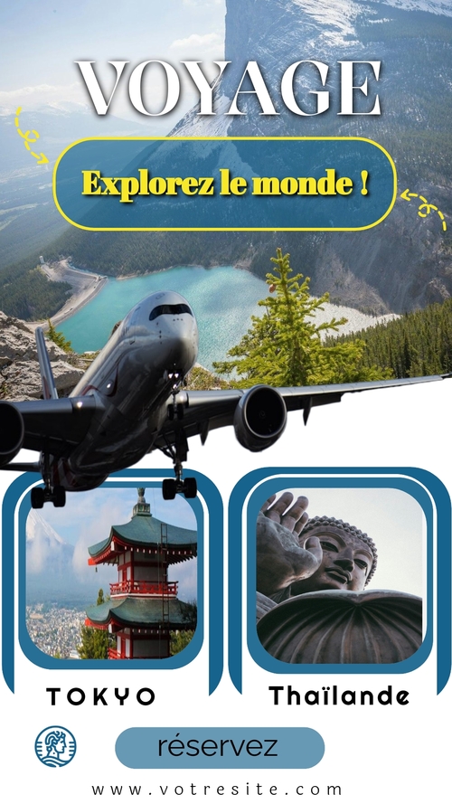 Modèle de story Instagram Agence de voyage