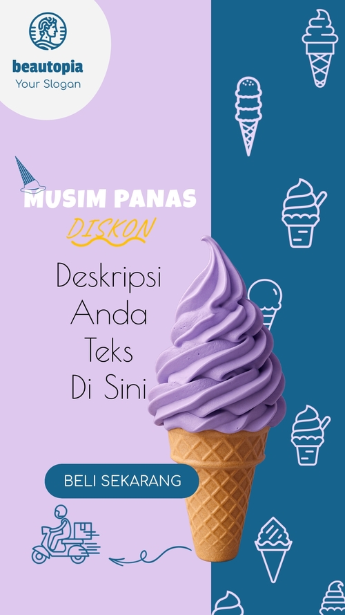 Template cerita Instagram Katering