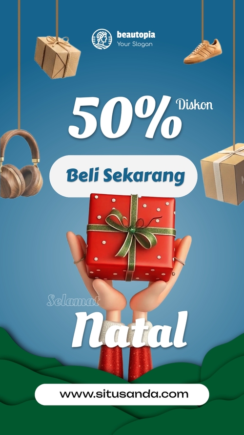 Template cerita Instagram Giveaway