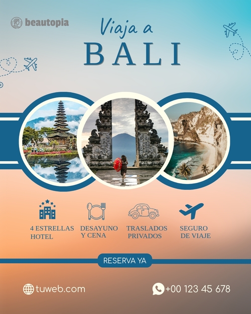 Plantilla de publicación de Instagram Viajar