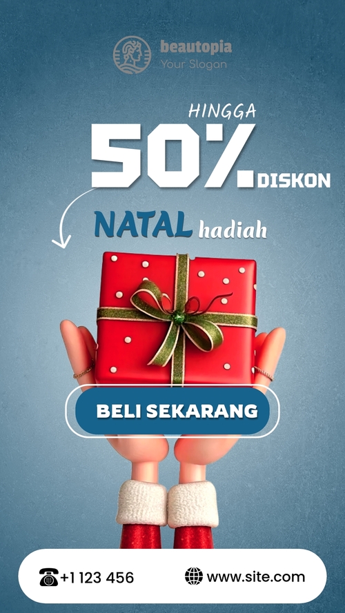 Template cerita Instagram Giveaway