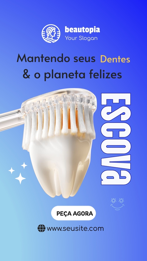 Modelo de story do Instagram Optometria