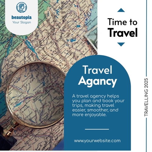 Travel Instagram post template
