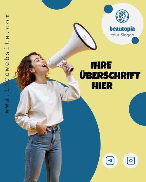 Instagram-Beitragsvorlage Werbung