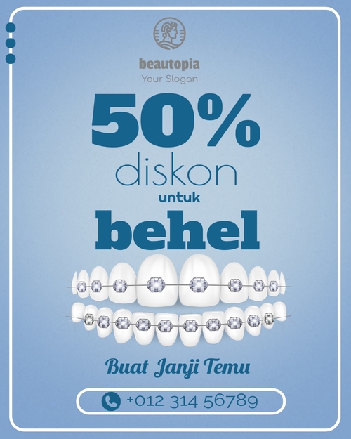 Template postingan Instagram Medis