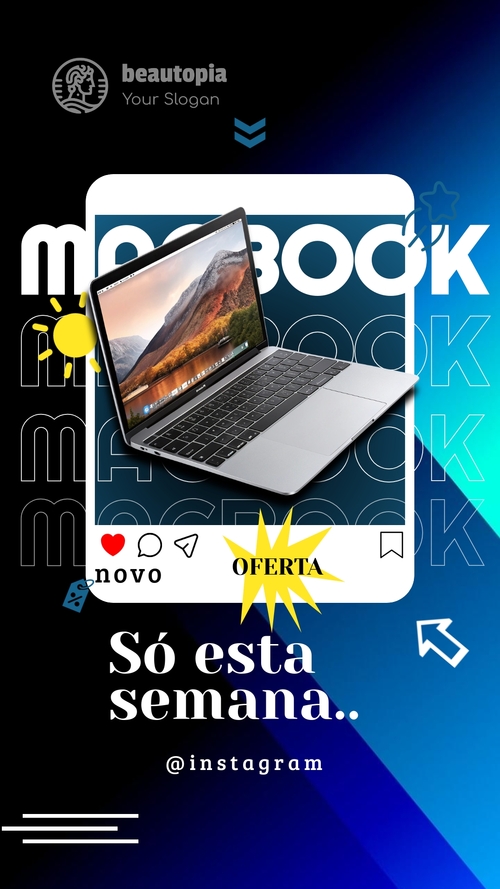 Modelo de story do Instagram Videomaker