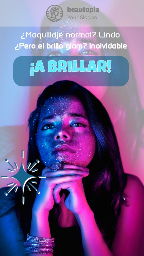 Plantilla de historia de Instagram spa