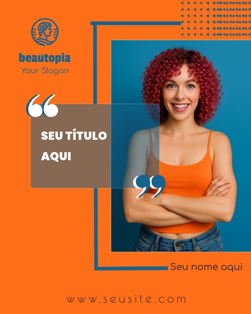 Modelo de post para Instagram Salão de unhas