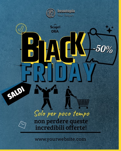 Modello di post Instagram Saldi e Promozioni