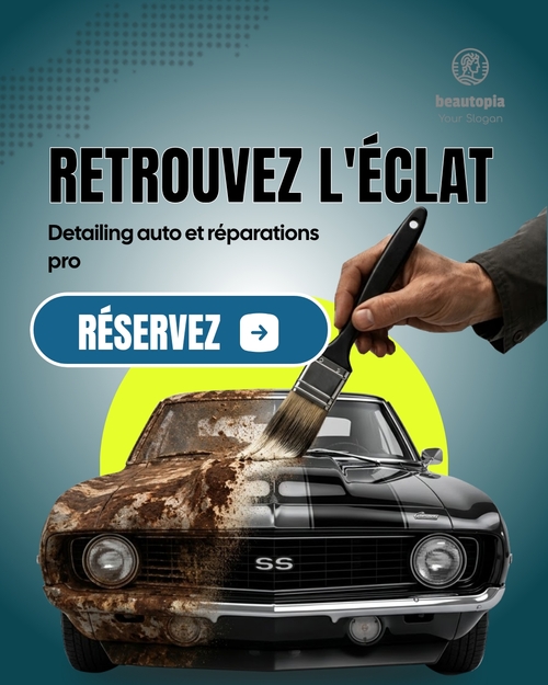 Modèle de publication Instagram Concession automobile