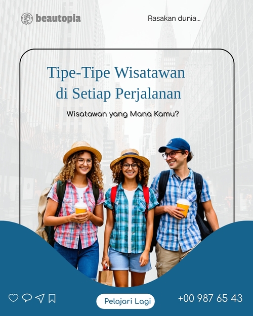 Template postingan Instagram Perjalanan
