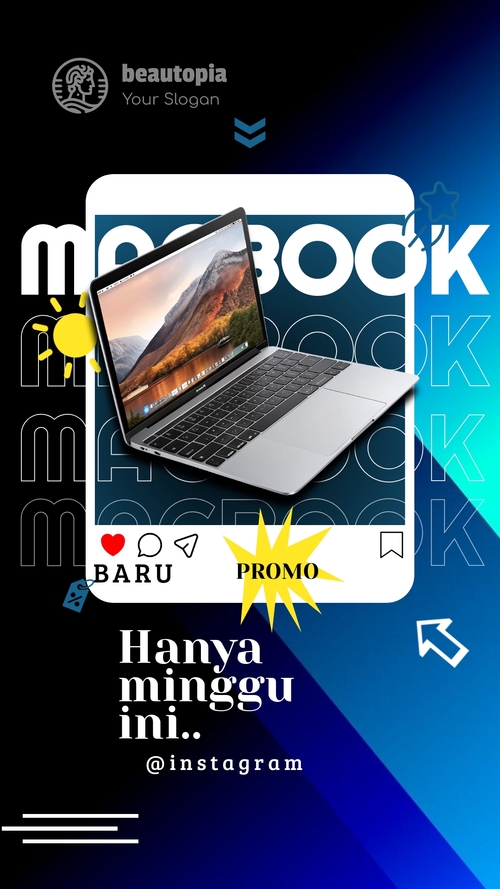 Template cerita Instagram Seniman