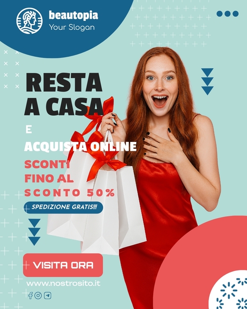 Modello di post Instagram Saldi e Promozioni