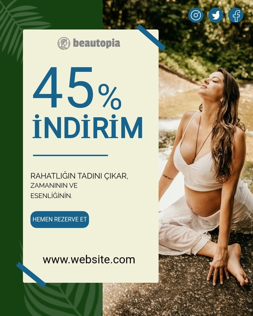 Düğün Instagram gönderi şablonu