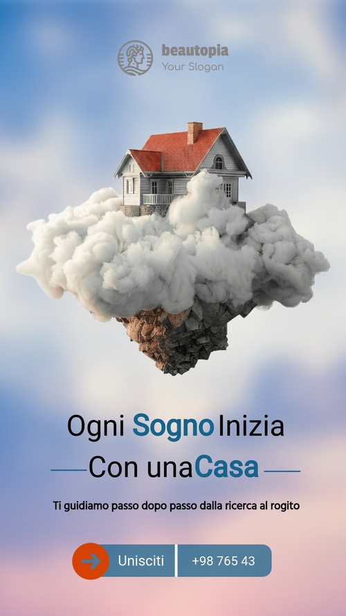Modello storia Instagram mutuo immobiliare