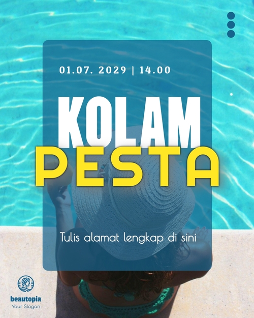Template postingan Instagram Pernikahan