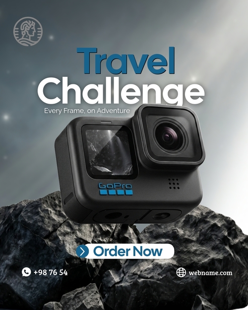 Travel Instagram post template
