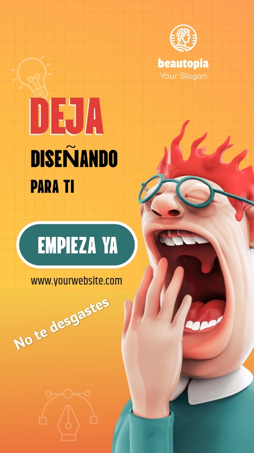 Plantilla de historia de Instagram Freelancer