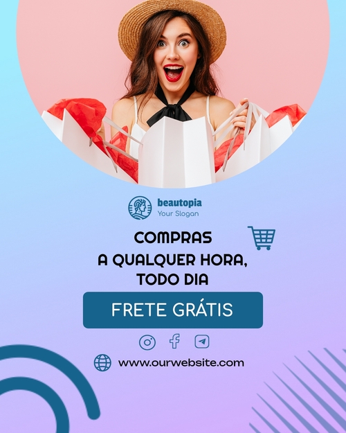 Modelo de post para Instagram Lançamento de produto