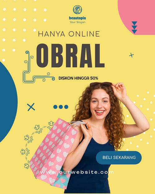 Template postingan Instagram Peluncuran Produk