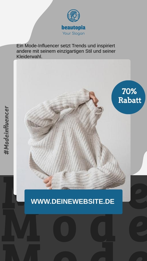 Influencer Instagram-Story-Vorlage