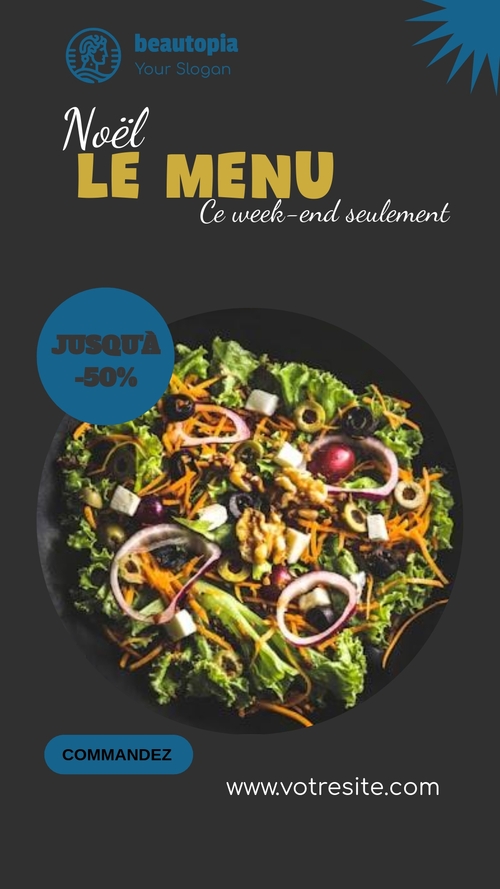 Modèle de story Instagram Gastronomie
