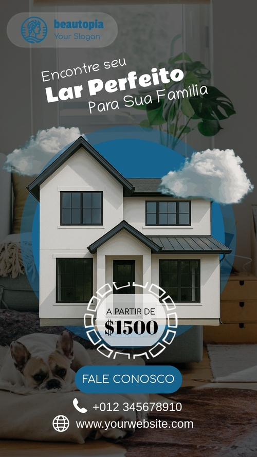 Modelo de story do Instagram Home Staging