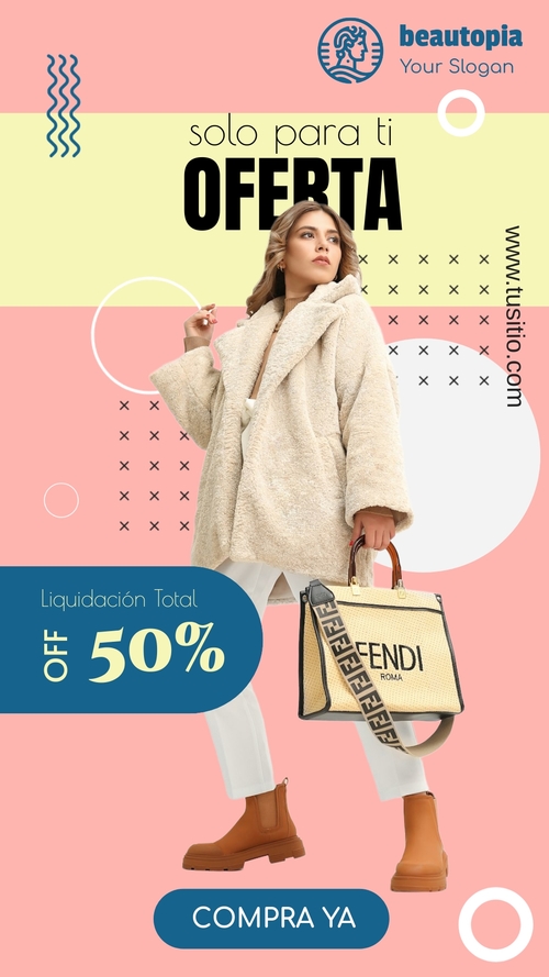 Plantilla de historia de Instagram Sorteo