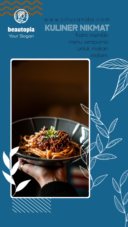 Template cerita Instagram Katering
