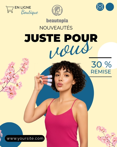 Modèle de publication Instagram Lancement de produit
