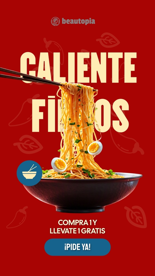 Plantilla de historia de Instagram Comida rápida