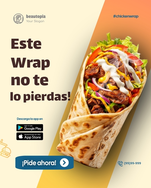 Plantilla de publicación de Instagram Restaurante