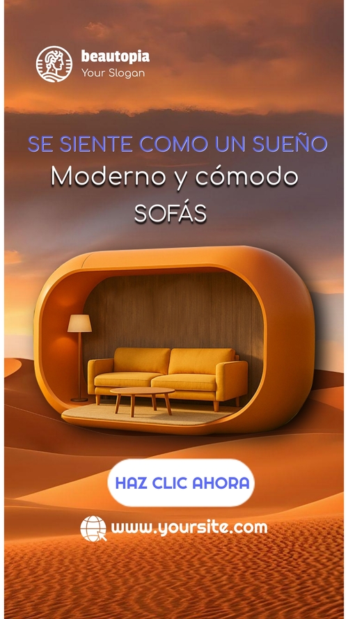 Plantilla de historia de Instagram Listado de propiedades
