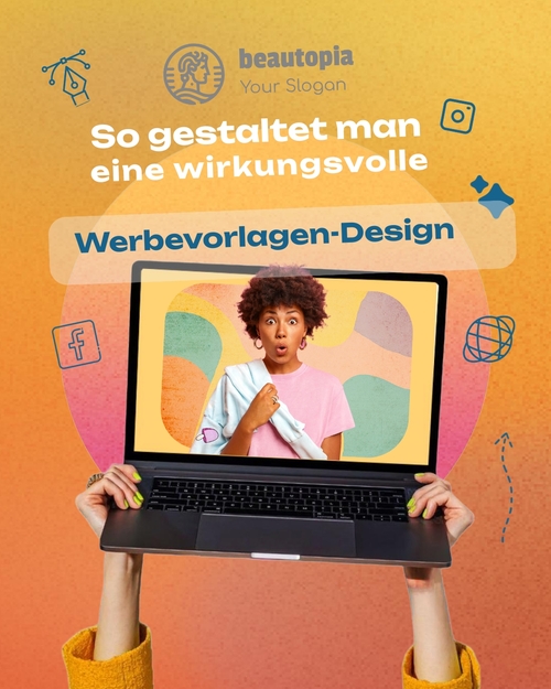 Instagram-Beitragsvorlage Werbung