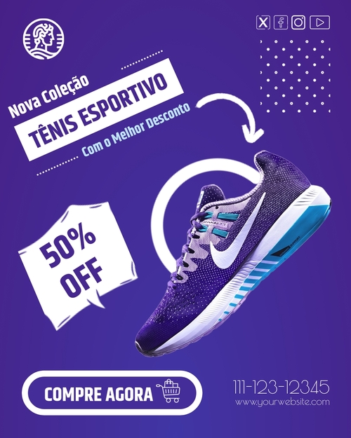 Modelo de post para Instagram Personal Trainer