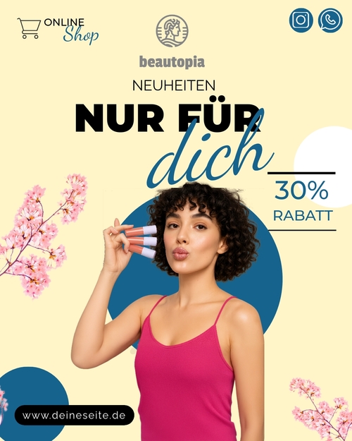 Instagram-Beitragsvorlage Nagelstudio