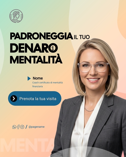 Modello di post Instagram Personal trainer
