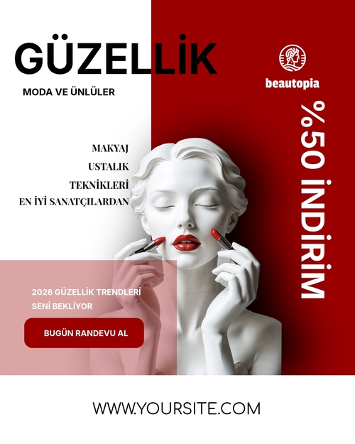 Tırnak Salonu Instagram gönderi şablonu