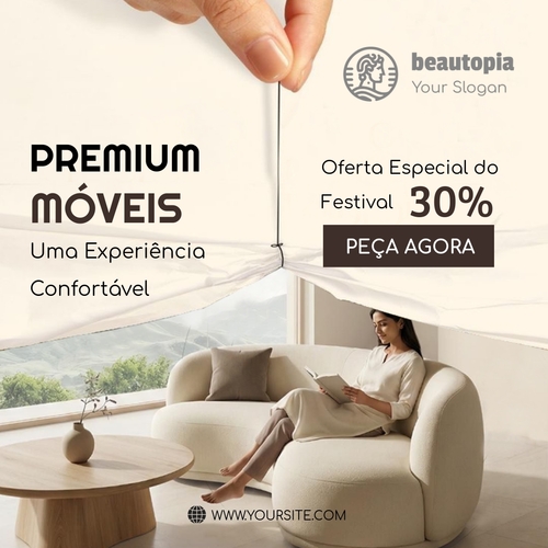 Modelo de post para Instagram Corretor de imóveis