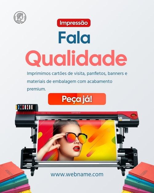 Modelo de post para Instagram Pequena empresa