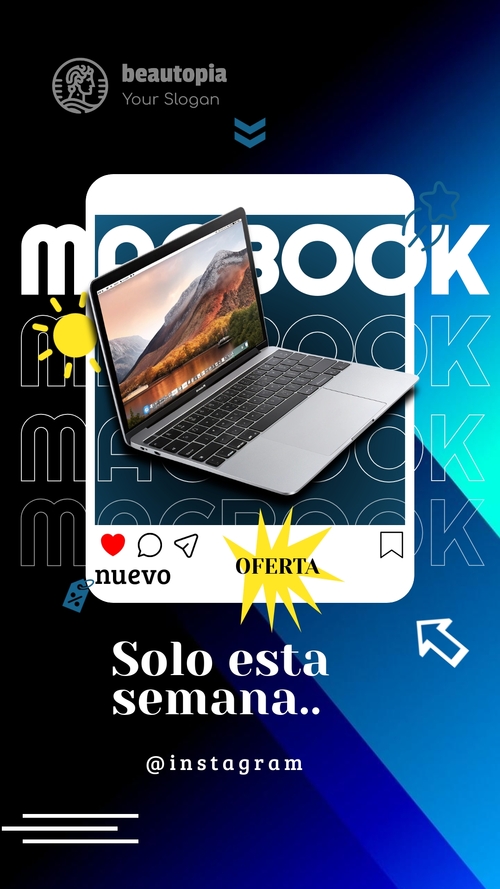 Plantilla de historia de Instagram Artista