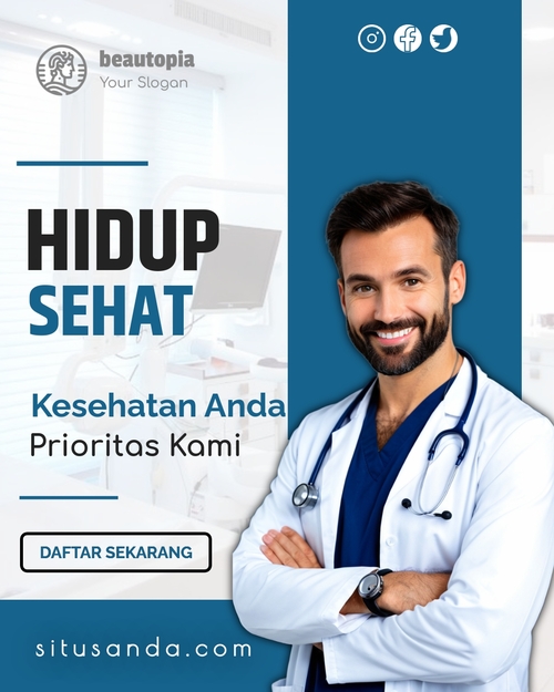 Template postingan Instagram Yoga