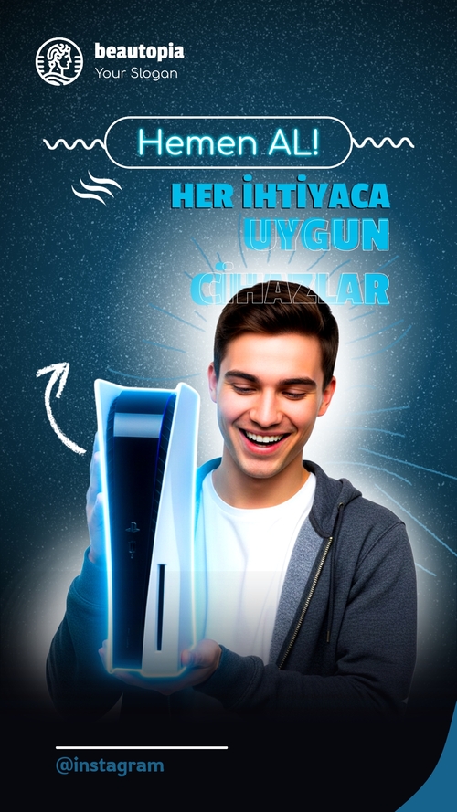 Düğün Instagram hikaye şablonu