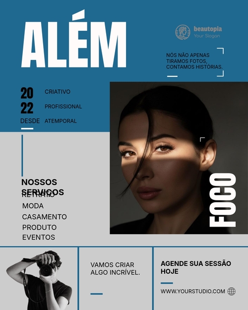 Modelo de post para Instagram Fotografia