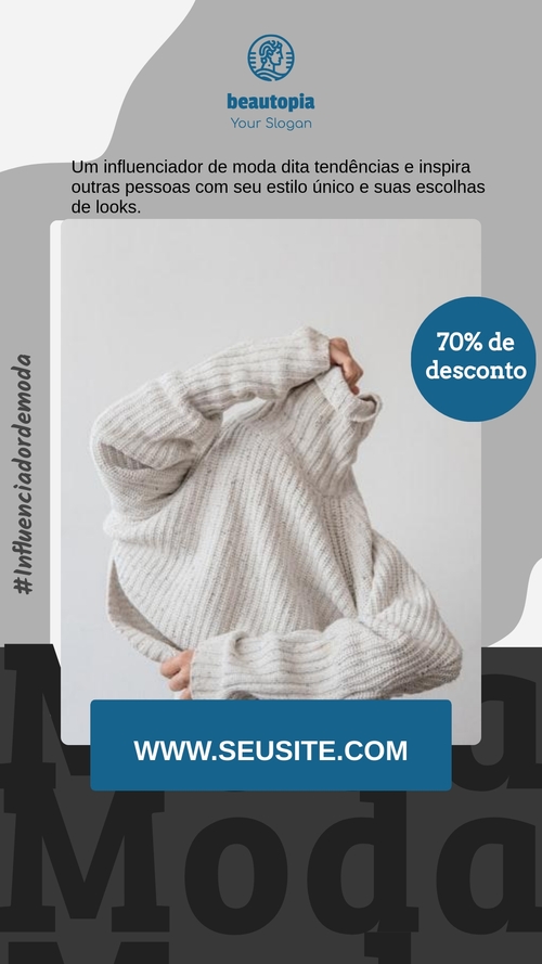 Modelo de story do Instagram Publicidade
