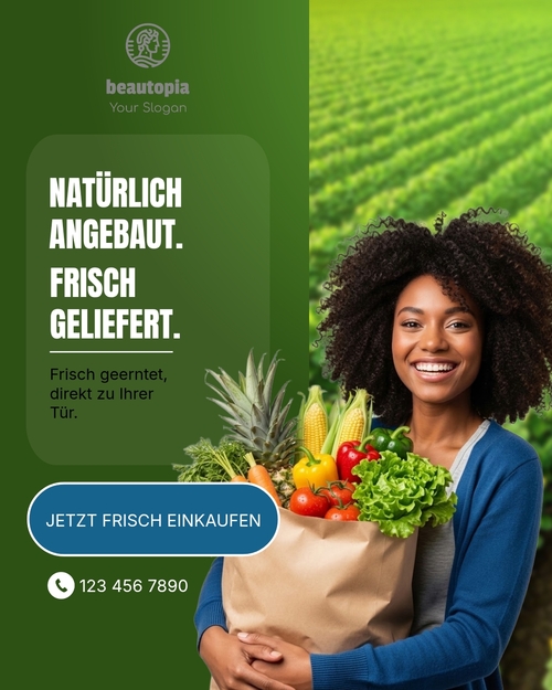 Instagram-Beitragsvorlage Fast Food