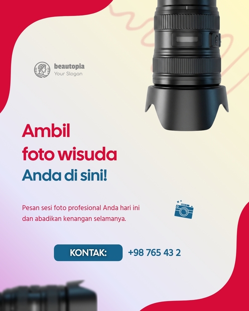 Template postingan Instagram Perjalanan